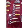 Image 4 : Collection of Vintage Promotional Bottle Openers Including Barclay Lodge 25x