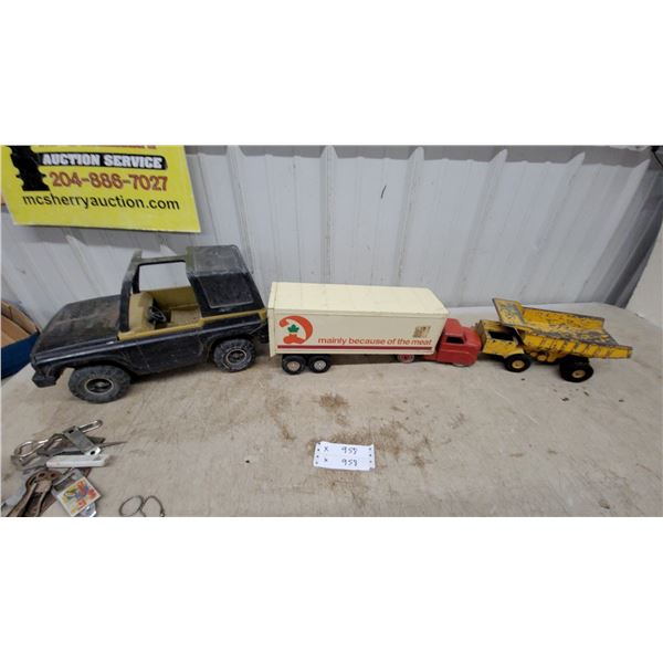Tonka..Ertle Marx Presssed Metal and Diecast