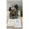 Image 4 : 3 Hawthorne Village Lighted Sculptures with Certificates
