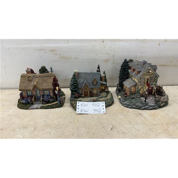 Hawthorne Village Houses, Set of Three