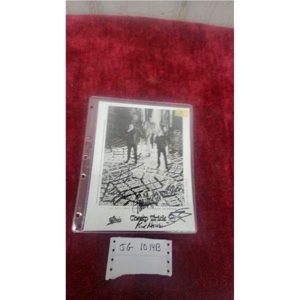 Cheap Trick Autographed Epic Records Promotional Photograph, 1988, 8 x 10"
