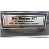 Image 2 : Vintage Ray Bourque #77 Colorado Avalanche 2000-2001 Stanley Cup Framed Photo, 22 x 17"