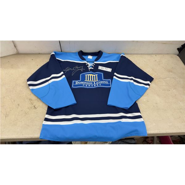 Vintage Don Cherry Autographed Hockey Jersey From Commercial He Did a Couple Years Back Men's Large