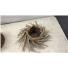 Image 3 : Three Handmade Indigenous Baskets: Coiled Pot, Lidded Round, and Twig-Style Open Basket