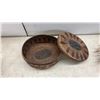 Image 8 : Three Handmade Indigenous Baskets: Coiled Pot, Lidded Round, and Twig-Style Open Basket