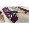 Image 10 : Four Vintage Rods and Reels, 2 SpinnersIncluding Pflueger, Abumatic, Summit, 2 Fly Fishing Rods &