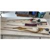 Image 1 : Four Vintage Rods and Reels, 2 SpinnersIncluding Pflueger, Abumatic, Summit, 2 Fly Fishing Rods &