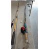 Image 6 : Four Vintage Rods and Reels, 2 SpinnersIncluding Pflueger, Abumatic, Summit, 2 Fly Fishing Rods &