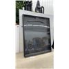 Image 1 : Large Jersey Display Case Shadow Box with Built-In Hanger, 32 x 40", Black Frame