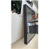 Image 2 : Large Jersey Display Case Shadow Box with Built-In Hanger, 32 x 40", Black Frame