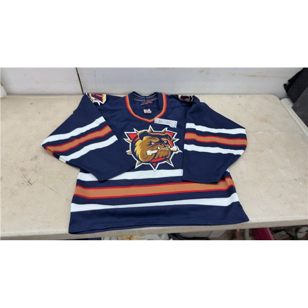 Vintage SP AHL Hamilton Bulldogs Men's Medium Hockey Jersey