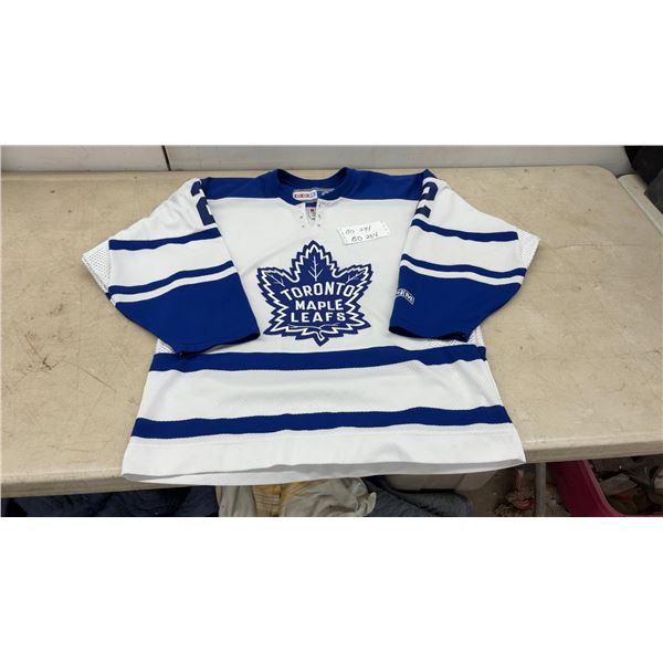Vintage Brian Leetch Toronto Maple Leafs Men's Medium CCM Hockey Jersey