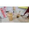 Image 5 : Collection of Vintage Apothecary Jars with Ground Glass Stoppers and Chemical Labels 15x