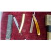 Image 6 : Collection of Vintage Straight Razors with Original Cases, Various Styles and Handle 6x