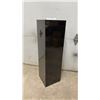 Image 1 : Black High-Gloss Tapered Display Pedestal, 36 x 10 1/2 x 19 1/2"