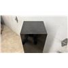 Image 3 : Black High-Gloss Tapered Display Pedestal, 36 x 10 1/2 x 19 1/2"
