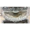 Image 3 : Two-Tier Lion Head Water Fountain, 29" High