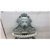 Image 4 : Two-Tier Lion Head Water Fountain, 29" High