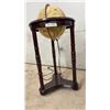 Image 4 : Replogle World Classic Scanglobe Illuminated Floor Globe on Dark Wood Stand with Turned Legs