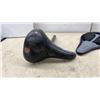 Image 3 : Schwinn Bicycle Seat with Post, CCM Gel Seat Cover, Vivitar Binoculars with Case, and More