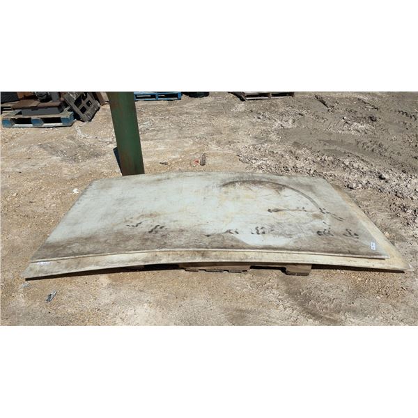 2 Sheets Heavy Duty Polyethylene 4 x 8 Ft x 1/2" Thick