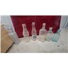 Image 2 : Collection of Assorted Vintage Glass Bottles Including Mission Beverages Box Full