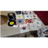 Image 4 : Collection of 45 RPM Vinyl Records with Various Labels Including Columbia, RCA, and More