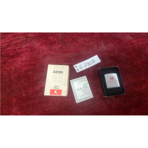 Zippo Tape,Measure Schlamps Garage Ltd Grenfell Saskatchewan, with Original Box and More