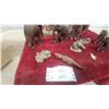 Image 3 : Collection of Carved Wooden Elephant Figurines, Crocodile, Giraffe, and More