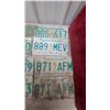 Image 2 : Collection of Saskatchewan License Plates, 1980s–2020s, Land of Living Skies 12x