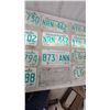 Image 3 : Collection of Saskatchewan License Plates from the 1980s to 2020s, Approximately 14 Pieces