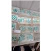 Image 4 : Collection of Saskatchewan License Plates from the 1980s to 2020s, Approximately 14 Pieces