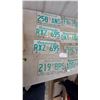 Image 5 : Collection of Saskatchewan License Plates from the 1980s to 2020s, Approximately 14 Pieces