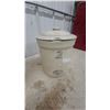 Image 4 : Medalta Potteries 8-Gallon Stoneware Crock with Crack and 2 Imperial Gallon Crock with Lid