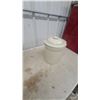 Image 6 : Medalta Potteries 8-Gallon Stoneware Crock with Crack and 2 Imperial Gallon Crock with Lid