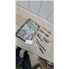 Image 1 : Vintage Metal Hair Rollers, Curling Irons, and Crimping Irons with Wooden Handles and More