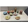Image 1 : Collection of Vintage Decorative Tin Containers Including Victorian Memories and More