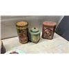 Image 2 : Collection of Vintage Decorative Tin Containers Including Victorian Memories and More