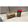 Image 5 : Collection of Vintage Decorative Tin Containers Including Victorian Memories and More