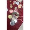 Image 2 : Collection of Vintage Pins, Patches, Bolo Ties, and Campaign Buttons Including IGA and More