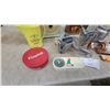 Image 4 : Vintage Kitchen Lot: Salter Scale, Kellogg's Corn Flakes Radio, Recipe Box, Bread Box, and More