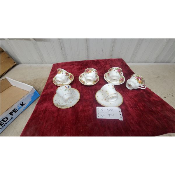 Royal Albert Old Country Roses Teacup and Saucer Sets and Order of the Eastern Star Sets and More