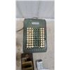 Image 2 : Felt & Tarrant Comptometer Model J Adding Machine, Desk Lamp, Mail Sorter, and More