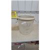Image 1 : Red Wing Stoneware 10-Gallon Crock with Wire Bail Handles and Red Wing Logo
