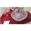 Image 5 : Cut Crystal Footed Serving Bowl, Vintage Decorated Glass Pitchers, Tumblers, and More
