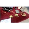 Image 6 : Vintage Ceramic Bust Figurines, Gold Leaf Dishes, Pewter Plaque, and More Panther Ornaments