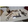 Image 1 : Vintage Cast Iron Breast Drill with, Trap, Pipe Wrench, and More