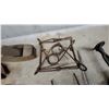 Image 3 : Vintage Cast Iron Breast Drill with, Trap, Pipe Wrench, and More