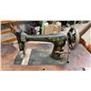 Image 3 : Singer Model 27 Treadle Sewing Machine with Cast Iron Base Cabinet & Raymond Sewing Cabinet