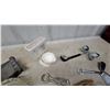 Image 2 : Ashtrays Novelty Ceramic Miniature Toilet with Gold Rim Bottle Openers
